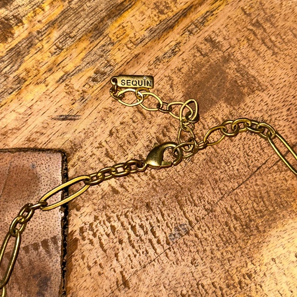 Sequin Jewelry Pearl Initial Necklace - Picture 3 of 3